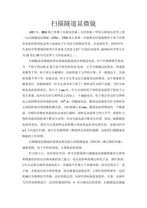 STM  扫描隧道显微镜简介