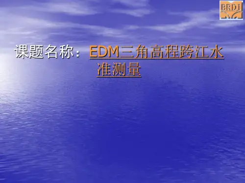 大胜关大桥跨河水准测量汇报