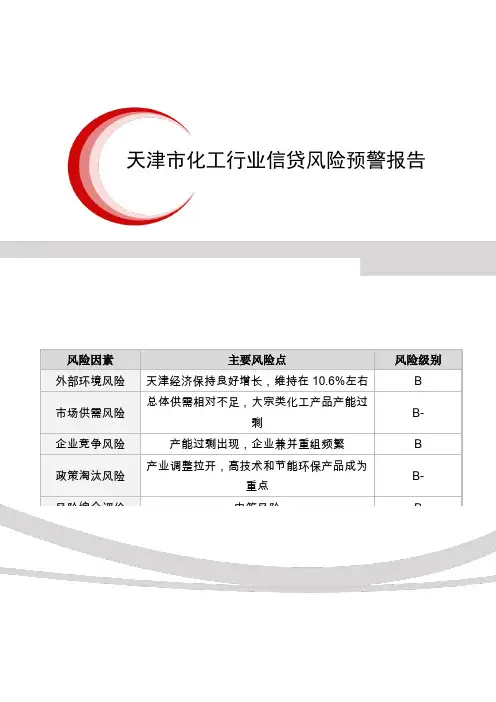天津市化工行业报告