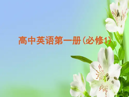 外研版高中英语必修一备考复习Module 1 My first day at senior high一轮复习课件ppt