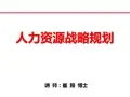 人力资源战略规划和组织设计