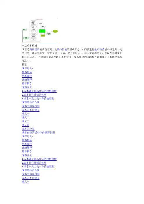 什么是成本
