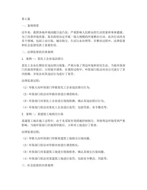 法律监督社会监督案例(3篇)