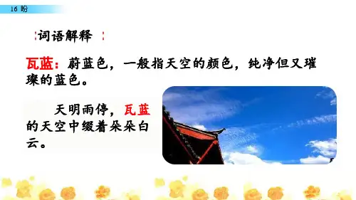 六年级上册语文课件-16 盼人教(部编版) (共54张PPT)_11-15