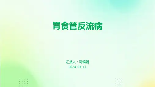 胃食管反流病PPT