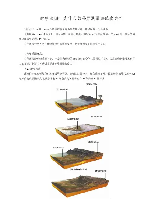 时事地理：为什么总是要测量珠峰多高？