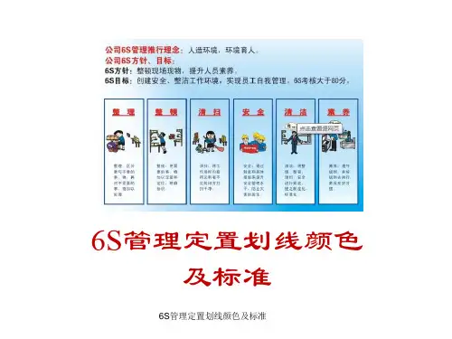 6S管理定置划线颜色及标准