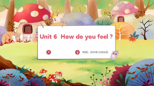 人教版(PEP)六年级上册Unit6Howdoyoufeel？PartBlet’slearn课件