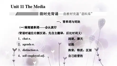 (高中北师大版)Unit 11 The Media