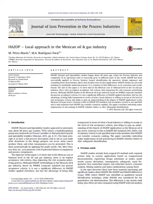 Journal of Loss Prevention in the Process Industries