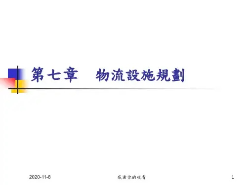 第七章 物流设施规划.ppt