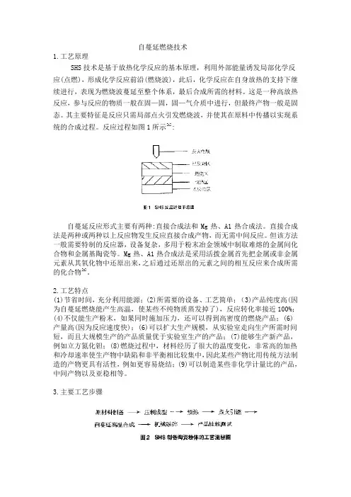 自蔓延燃烧技术
