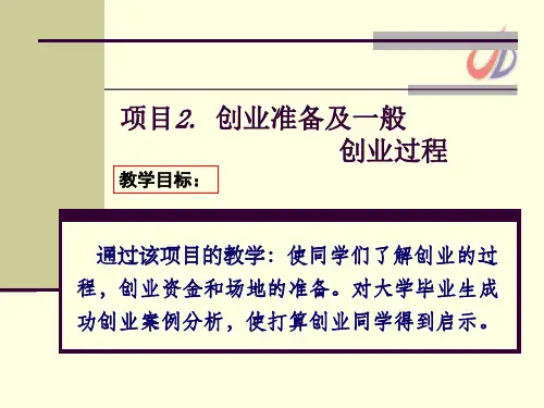 创业过程PPT