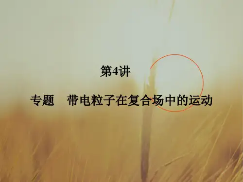 最新-2018高三物理一轮复习 第八章磁场第4讲带电粒子在复合场中的运动课件 精品 