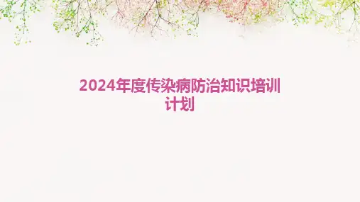 2024版年度传染病防治知识培训计划