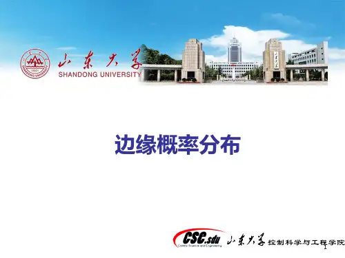 边缘概率分布