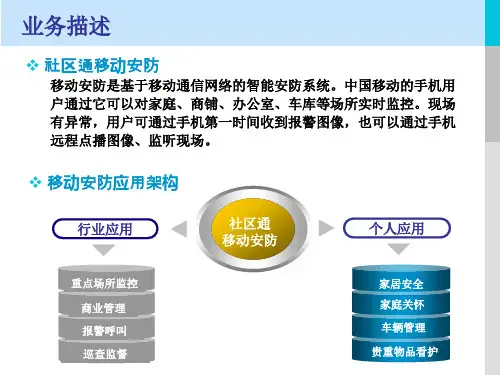 移动安防介绍