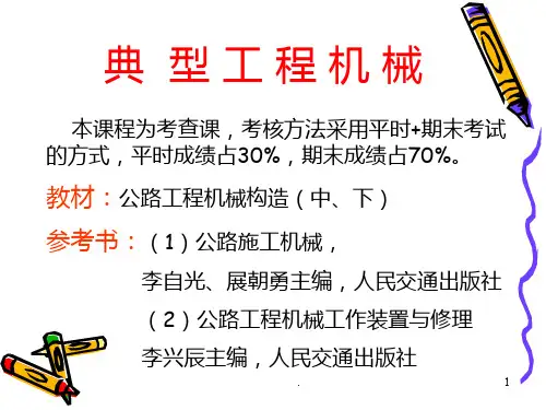 典型工程机械介绍---推土机PPT课件