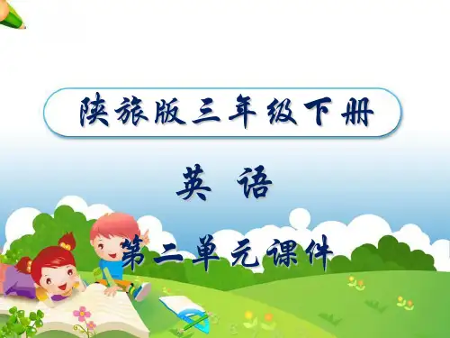陕西旅游版  三年级英语下   第二单元   My   Family   课件