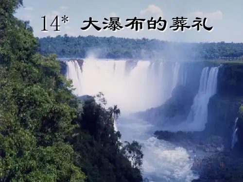课标版六年级上册《大瀑布的葬礼》课件.ppt