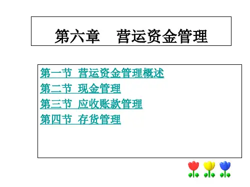 财务管理第六章 资金营运管理幻灯片PPT