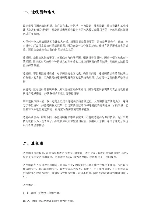 透视画法从入门到精通(经典教程)