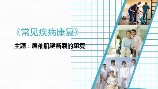 肩袖肌腱断裂的康复
