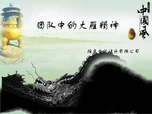 团中的大雁精神1.