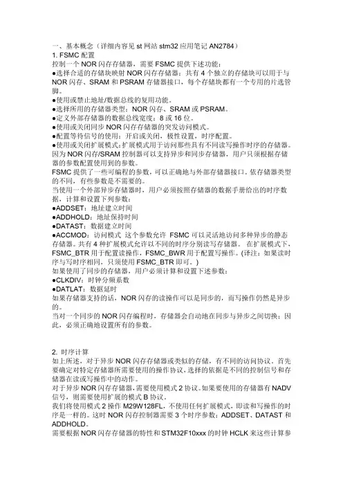 FSMC配置