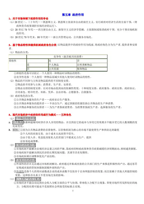 《公共管理学》陈振明版 第五章
