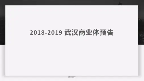 (最新整理)2018-2019 武汉商业体预告培训课件
