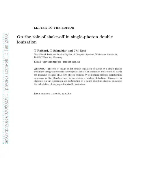 On the role of shake-off in single-photon double ionization