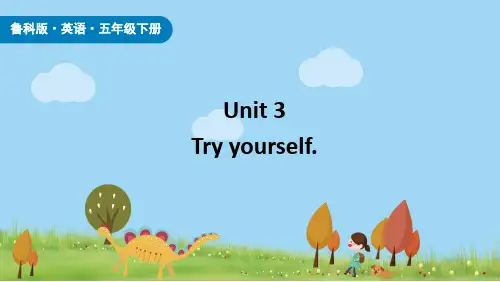 鲁科五下  Unit 3-try yourself 