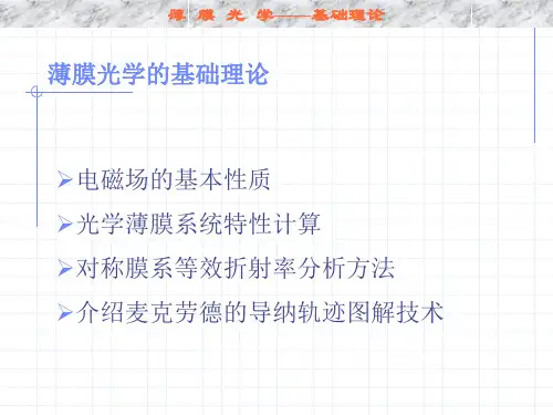 薄膜光学