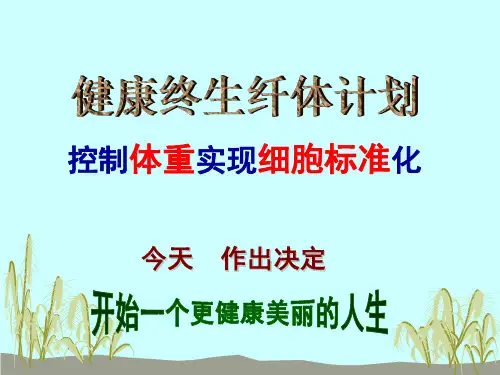 纤体瘦身讲座