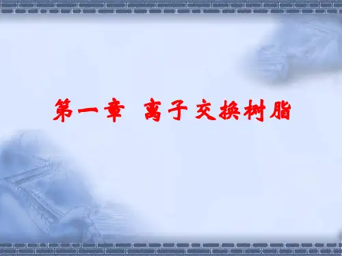 第1章-离子交换树脂方案