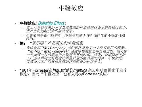 牛鞭效应总结