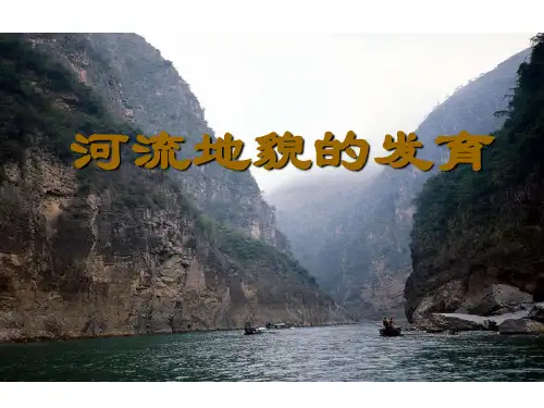 2021届高考地理二轮复习微专题河流地貌