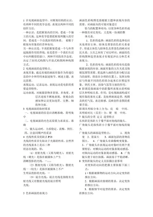 电视画面造型2