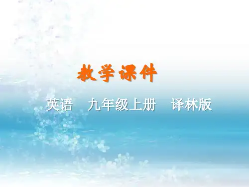 最新译林版初中英语九年级上册精品课件U5 Task