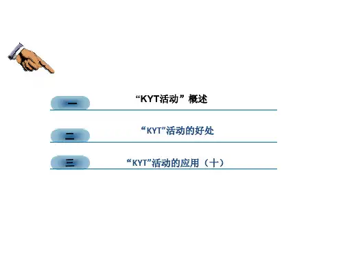 班组KYT活动及应用