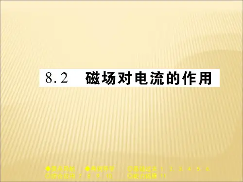 教科版九年级物理(全一册)课件：8.2 磁场对电流的作用 (共22张PPT)