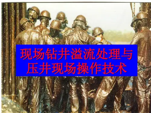 钻井作业溢流与压井现场操作技术