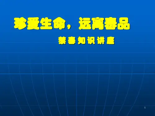 禁毒知识讲座ppt课件