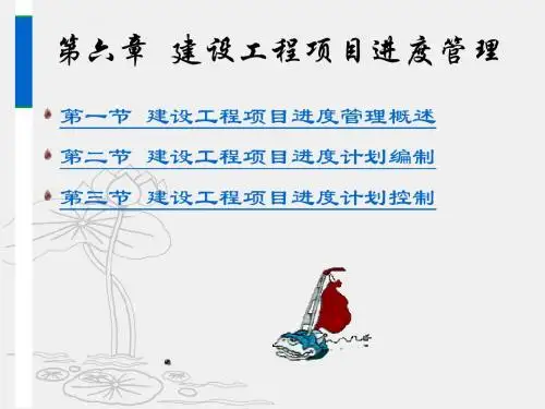 第六章  建设工程项目进度管理