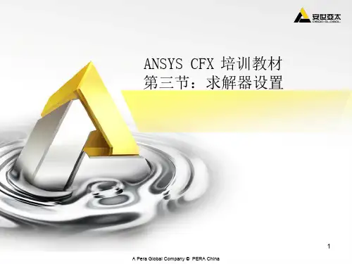 CFX培训教材03求解器设置ppt课件