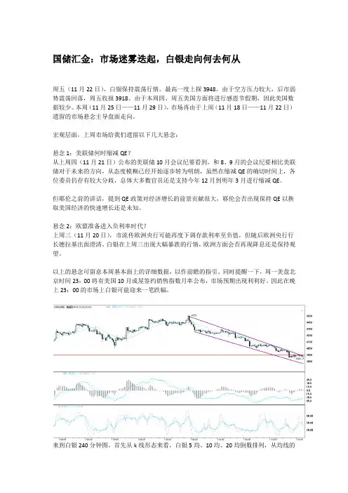 国储汇金：市场迷雾迭起,白银走向何去何从