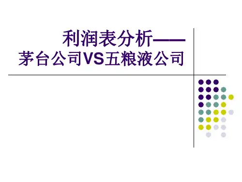 利润表分析(案例).ppt
