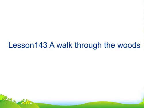 新概念英语NCE1_lesson143-144(共17页)课件