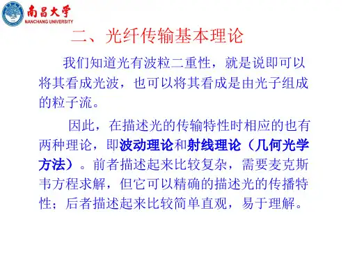 二、光纤传输基本理论